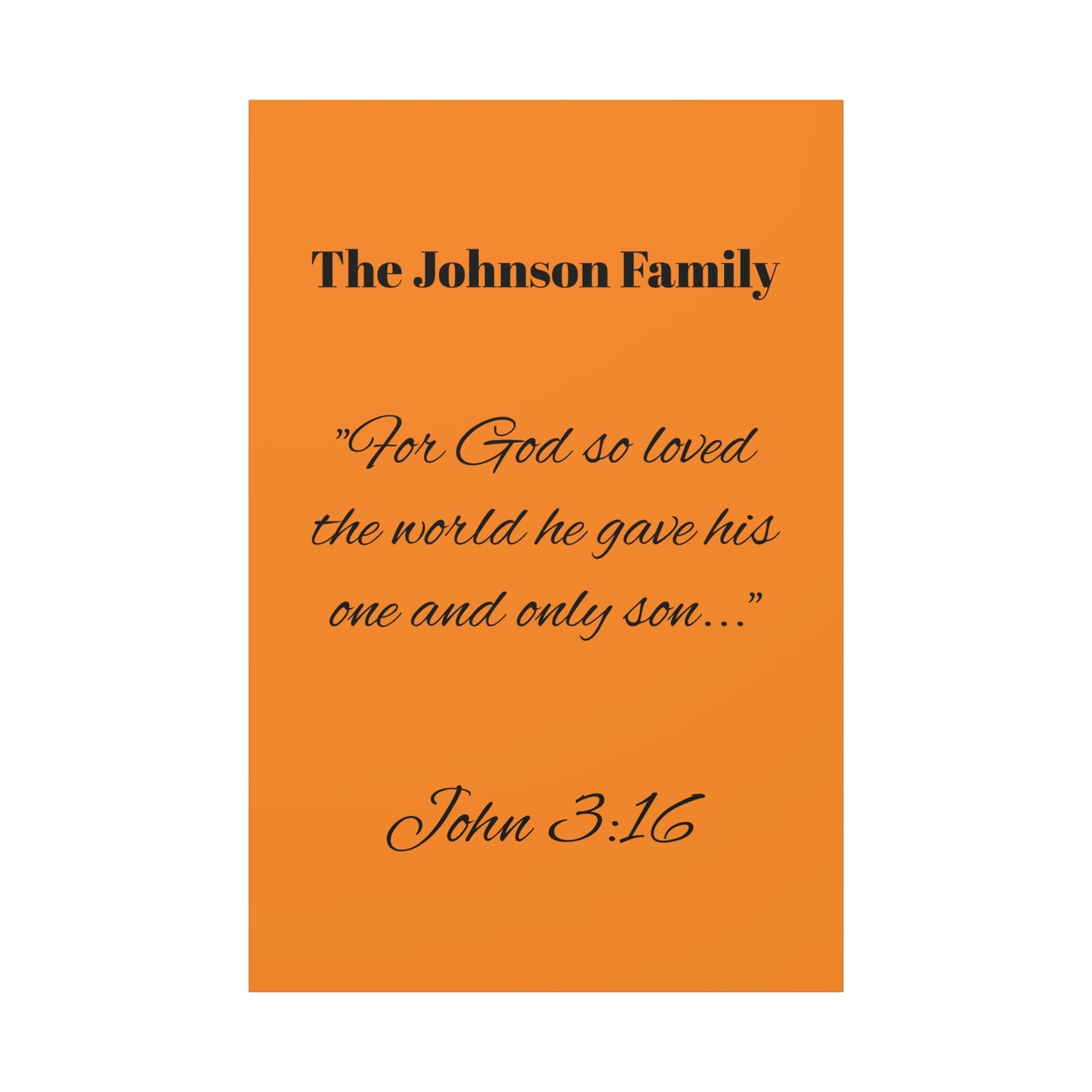 Personalized Bible Verse Wall Art, Canvas, Family Name, Family Bible Art
