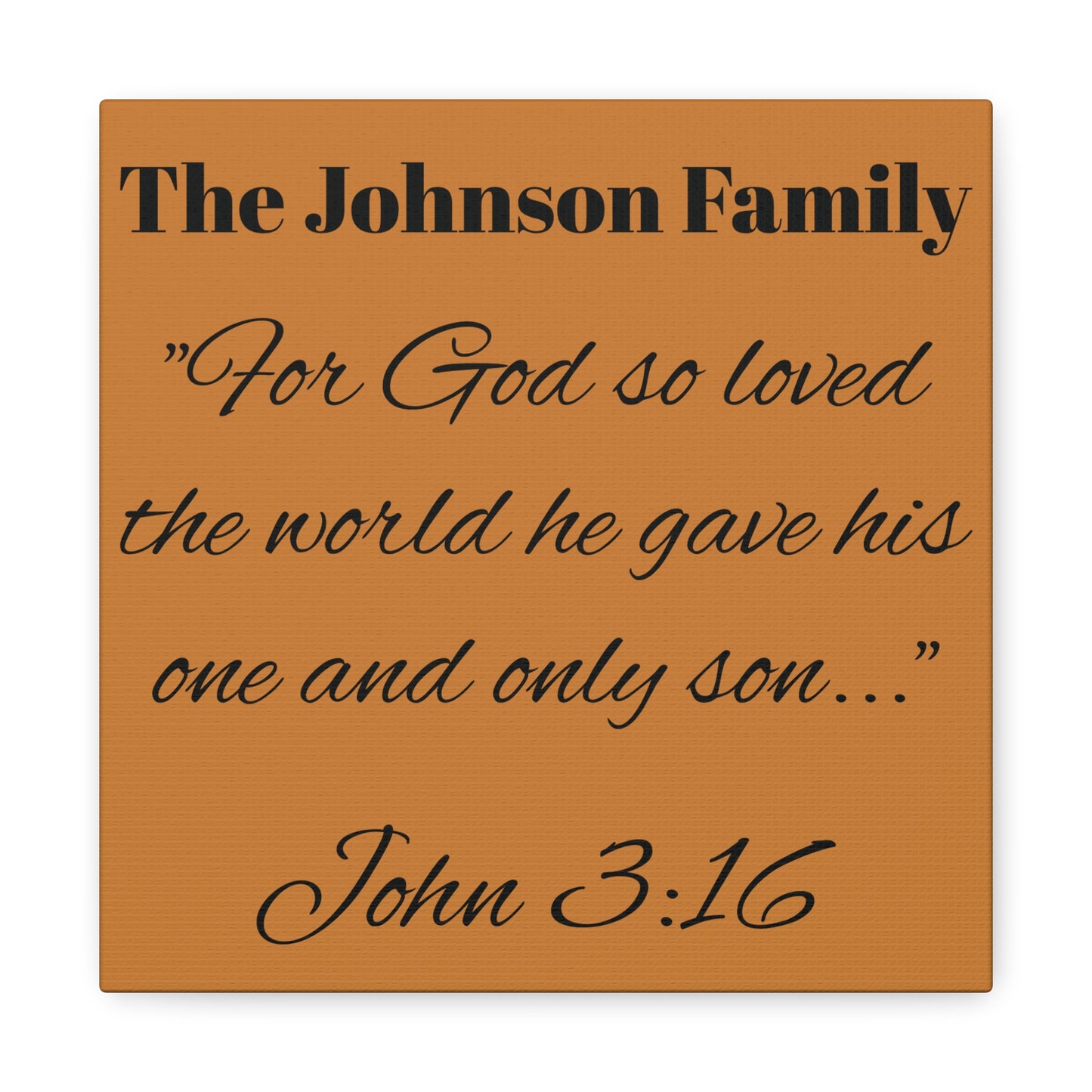 Personalized Bible Verse Wall Art, Canvas, Family Name, Family Bible Art