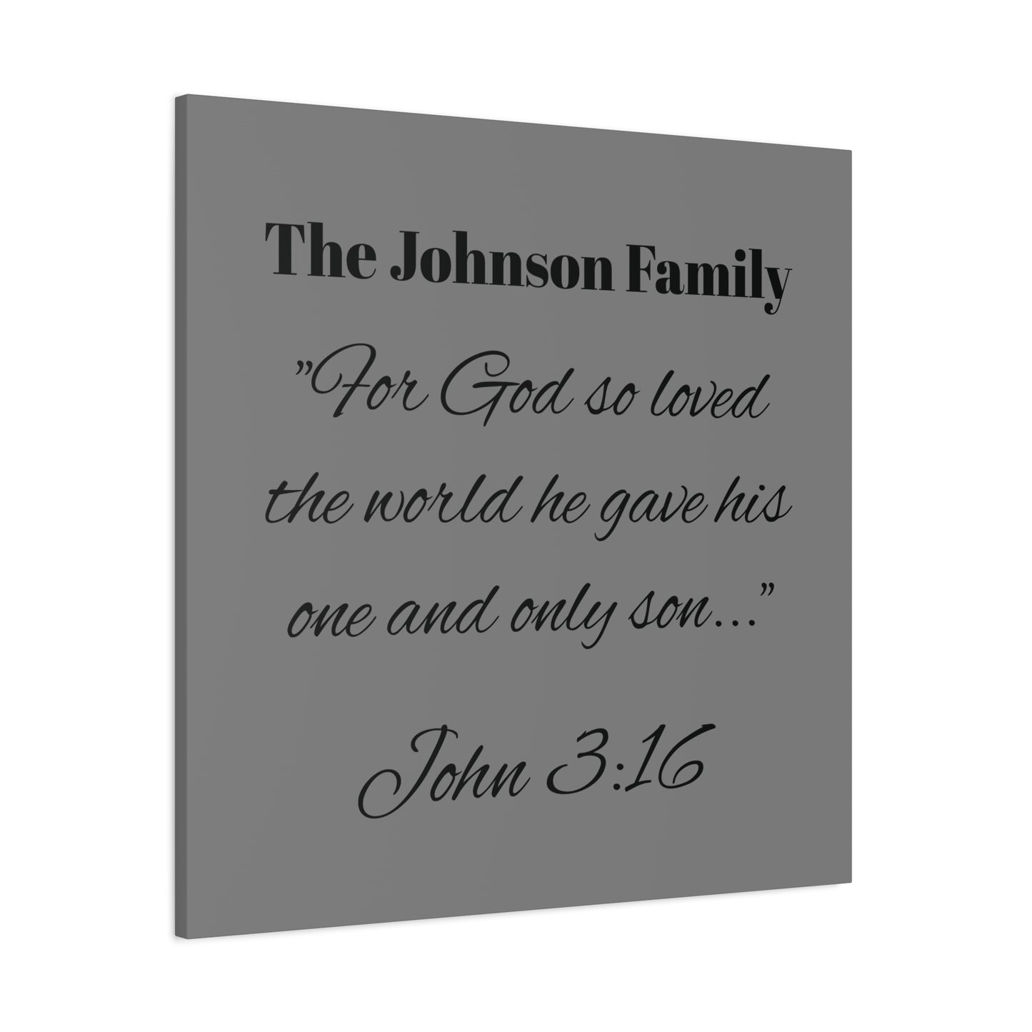 Personalized Bible Verse Wall Art, Canvas, Family Name, Family Bible Art