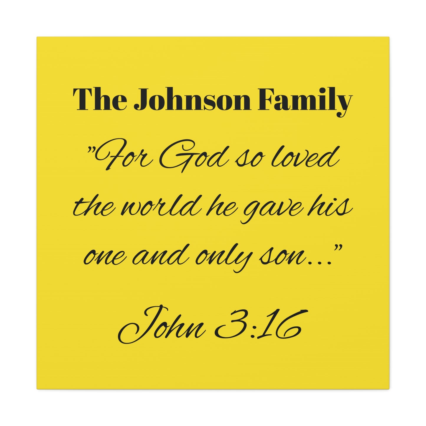 Personalized Bible Verse Wall Art, Canvas, Family Name, Family Bible Art