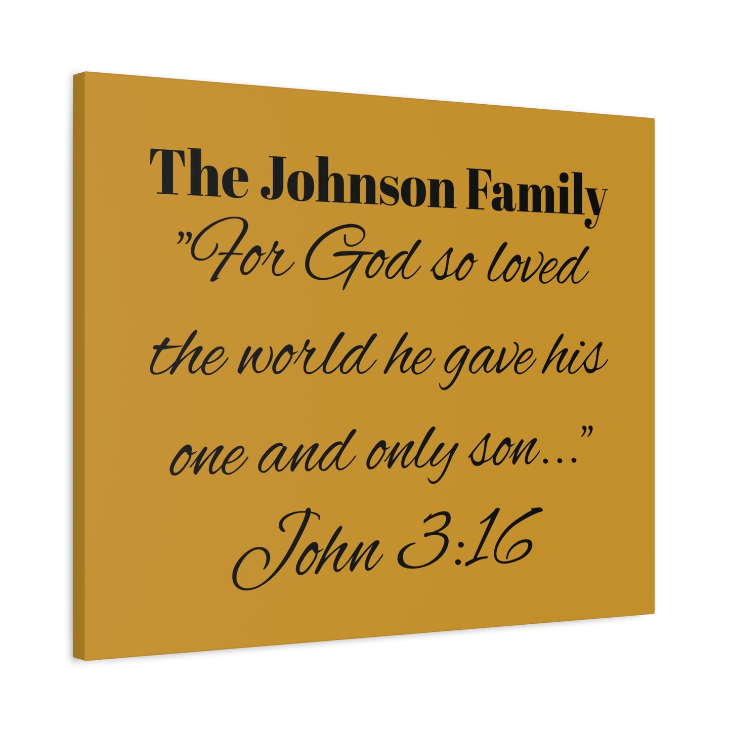 Personalized Bible Verse Wall Art, Canvas, Family Name, Family Bible Art