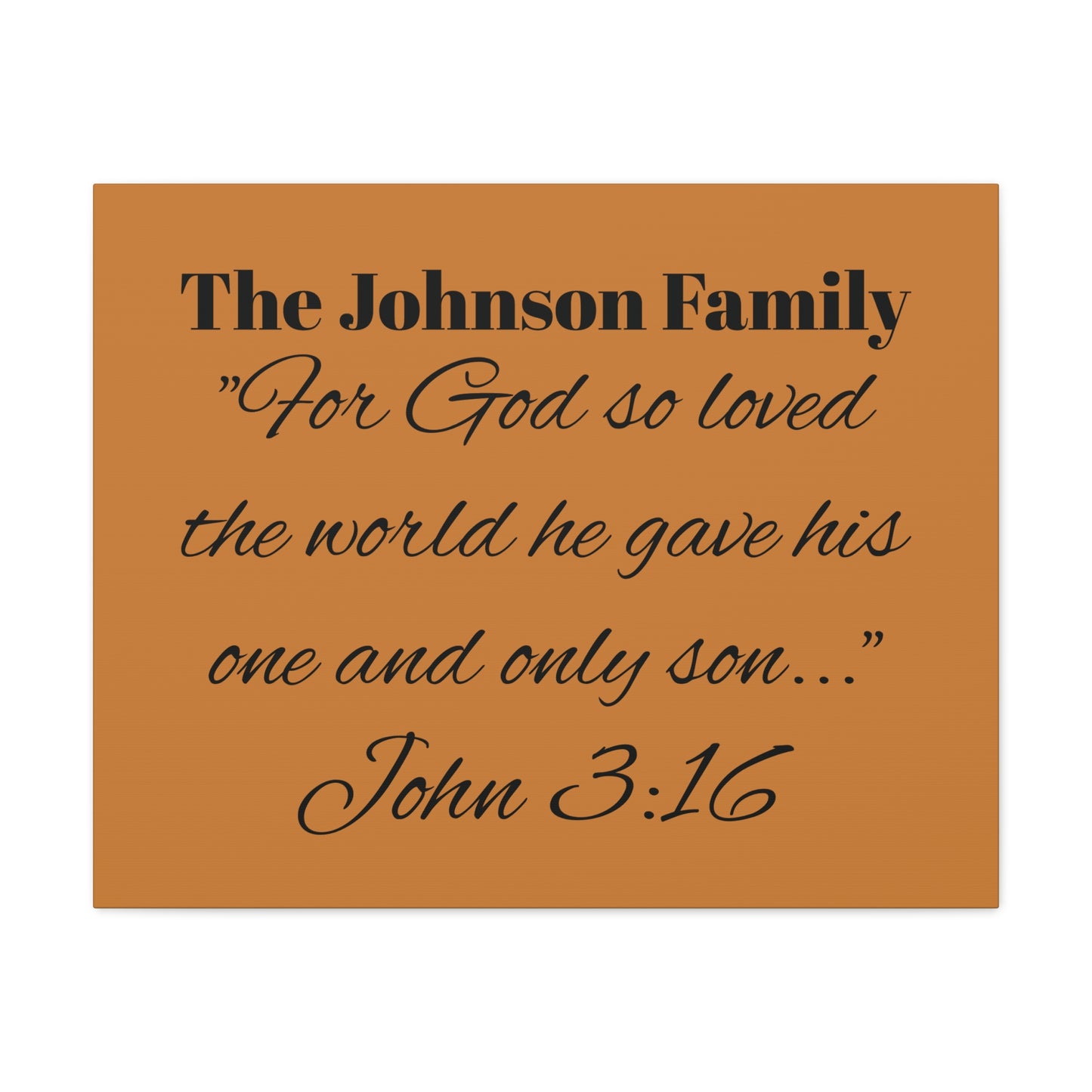 Personalized Bible Verse Wall Art, Canvas, Family Name, Family Bible Art