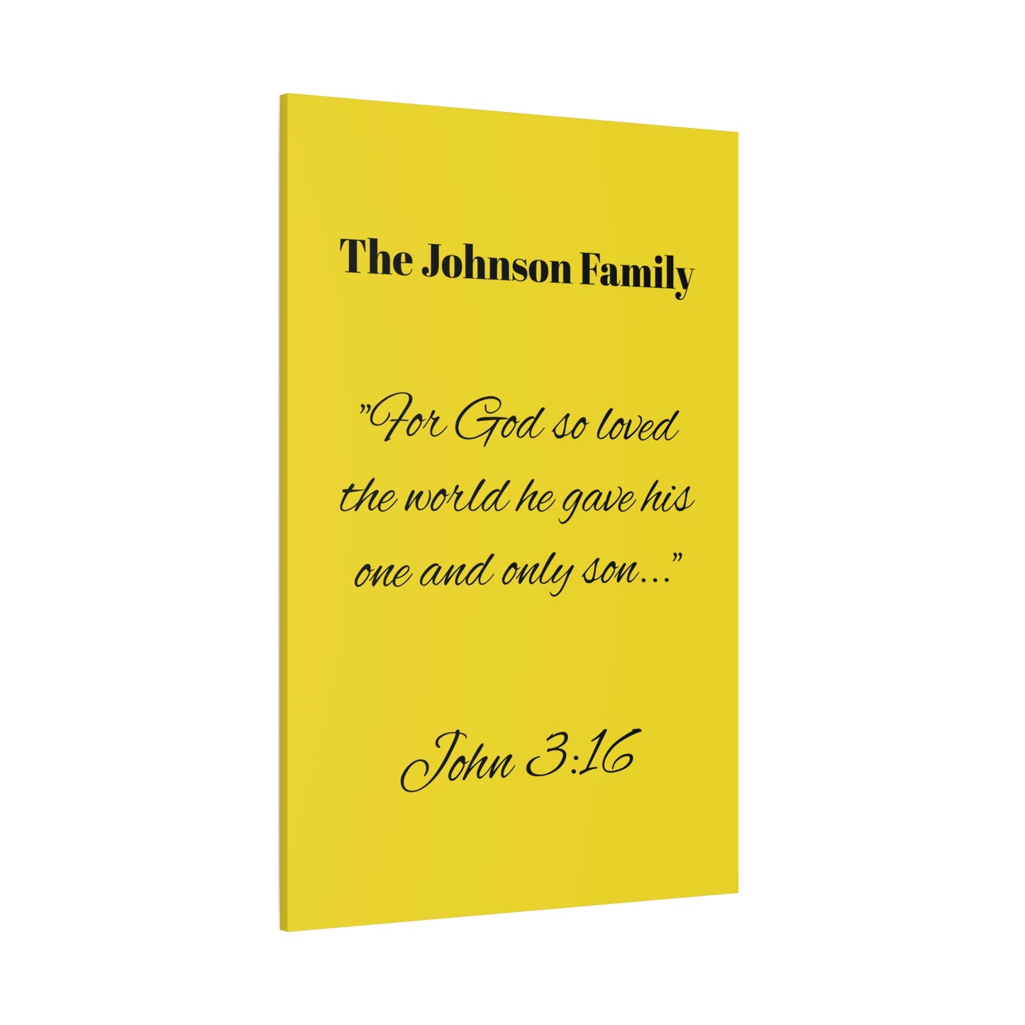 Personalized Bible Verse Wall Art, Canvas, Family Name, Family Bible Art