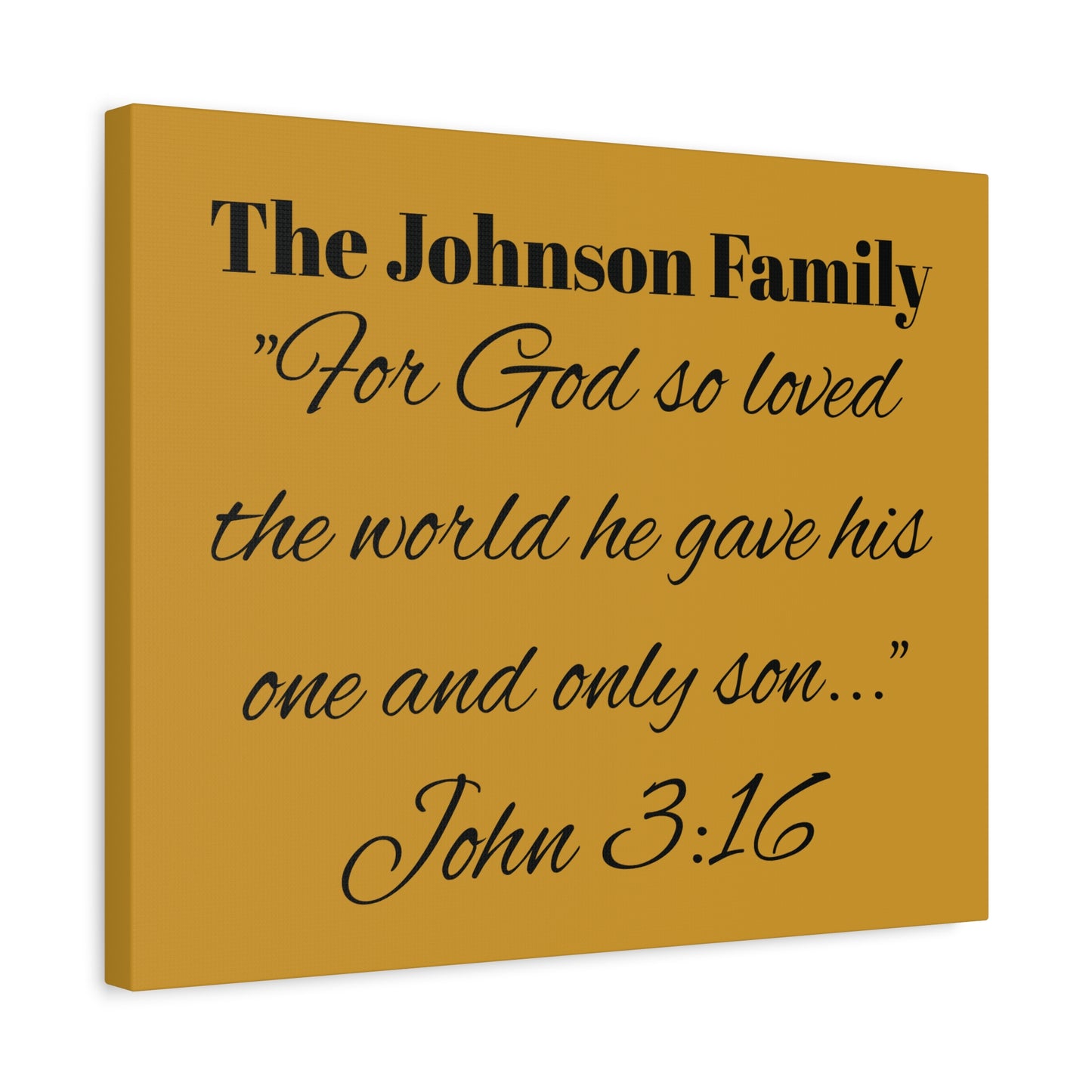 Personalized Bible Verse Wall Art, Canvas, Family Name, Family Bible Art