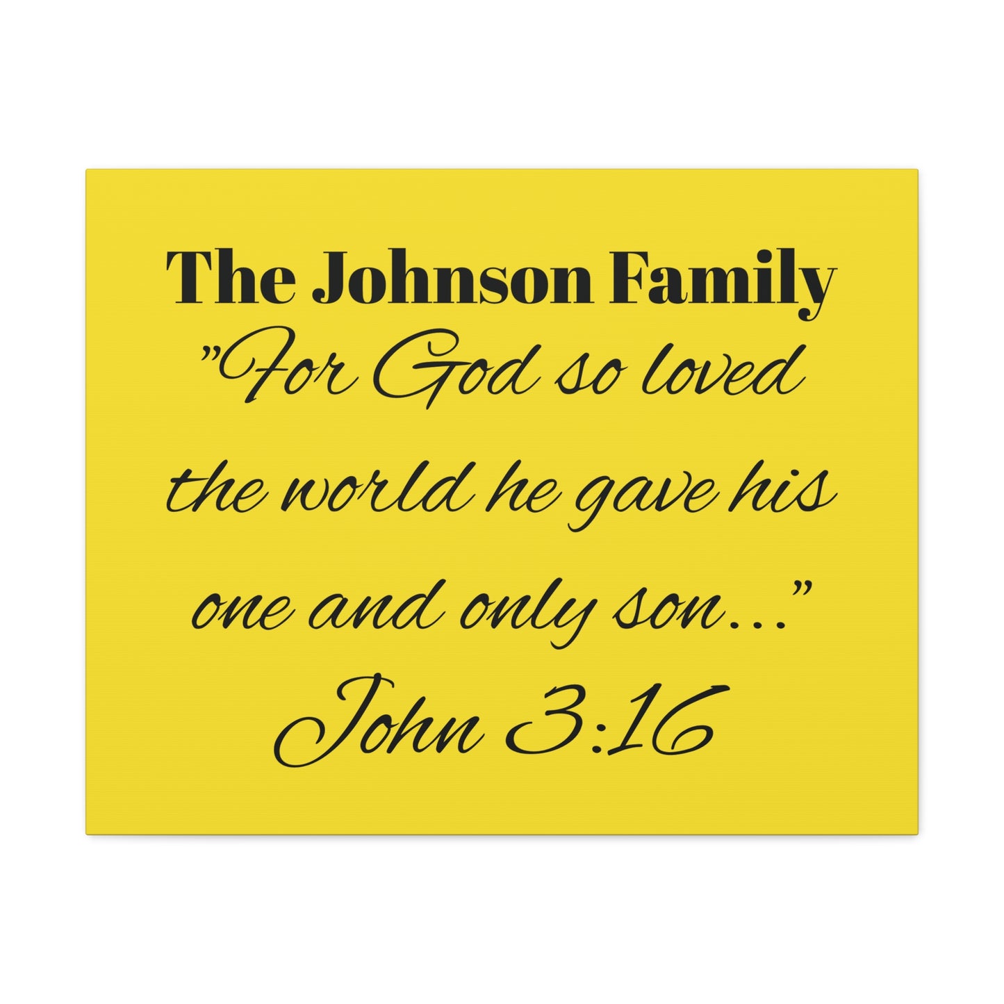 Personalized Bible Verse Wall Art, Canvas, Family Name, Family Bible Art