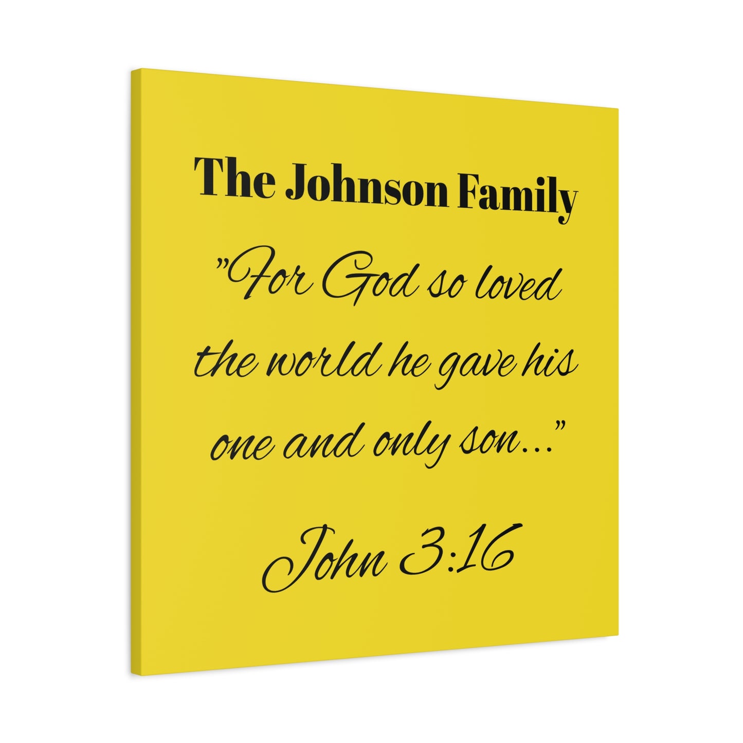 Personalized Bible Verse Wall Art, Canvas, Family Name, Family Bible Art