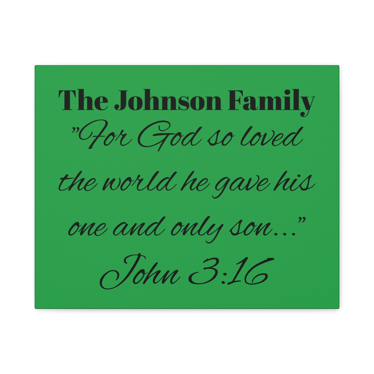 Personalized Bible Verse Wall Art, Canvas, Family Name, Family Bible Art