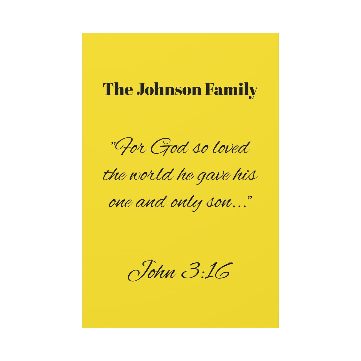 Personalized Bible Verse Wall Art, Canvas, Family Name, Family Bible Art