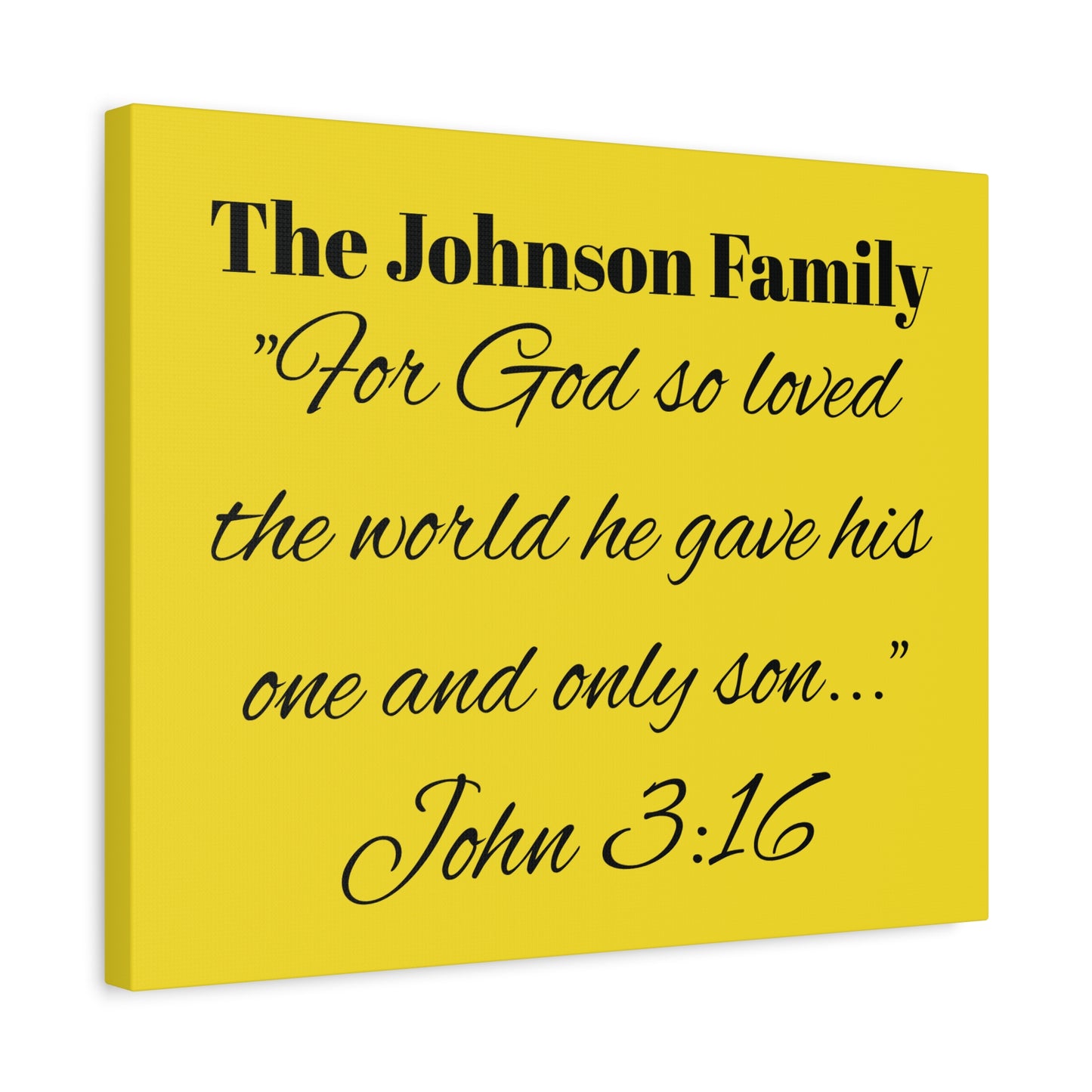 Personalized Bible Verse Wall Art, Canvas, Family Name, Family Bible Art