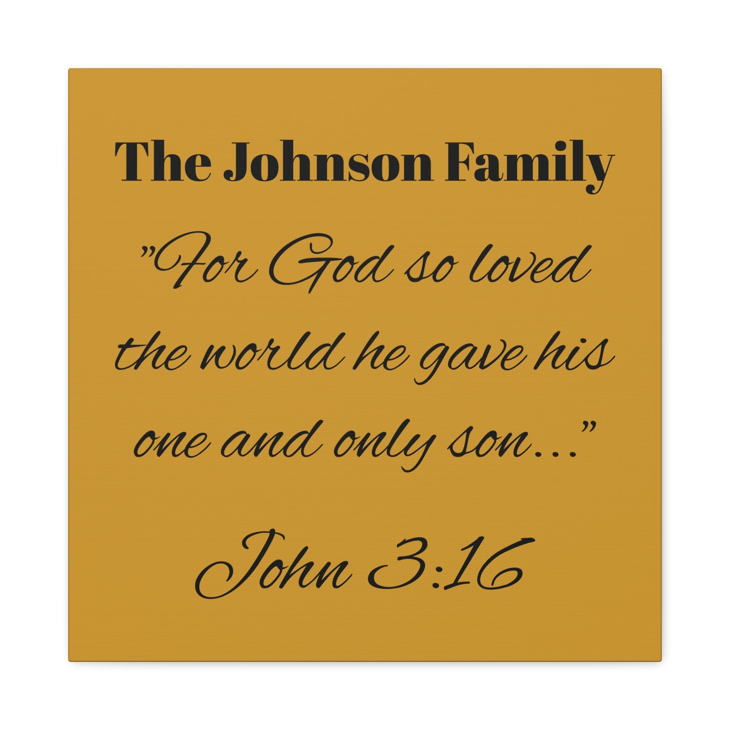 Personalized Bible Verse Wall Art, Canvas, Family Name, Family Bible Art
