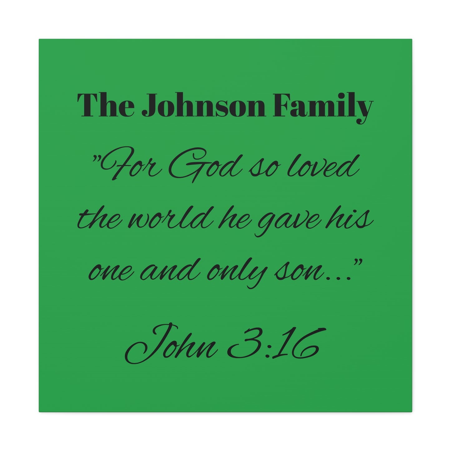 Personalized Bible Verse Wall Art, Canvas, Family Name, Family Bible Art