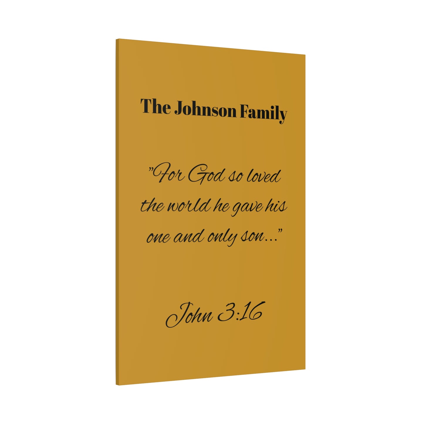 Personalized Bible Verse Wall Art, Canvas, Family Name, Family Bible Art