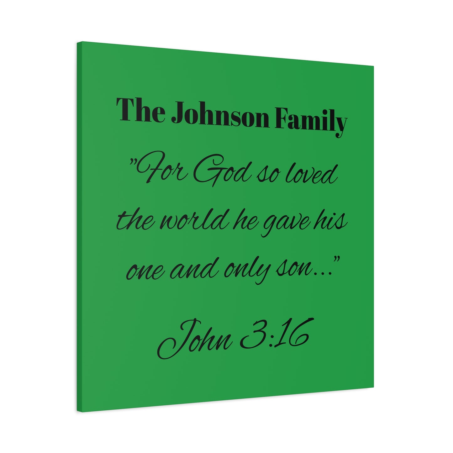 Personalized Bible Verse Wall Art, Canvas, Family Name, Family Bible Art