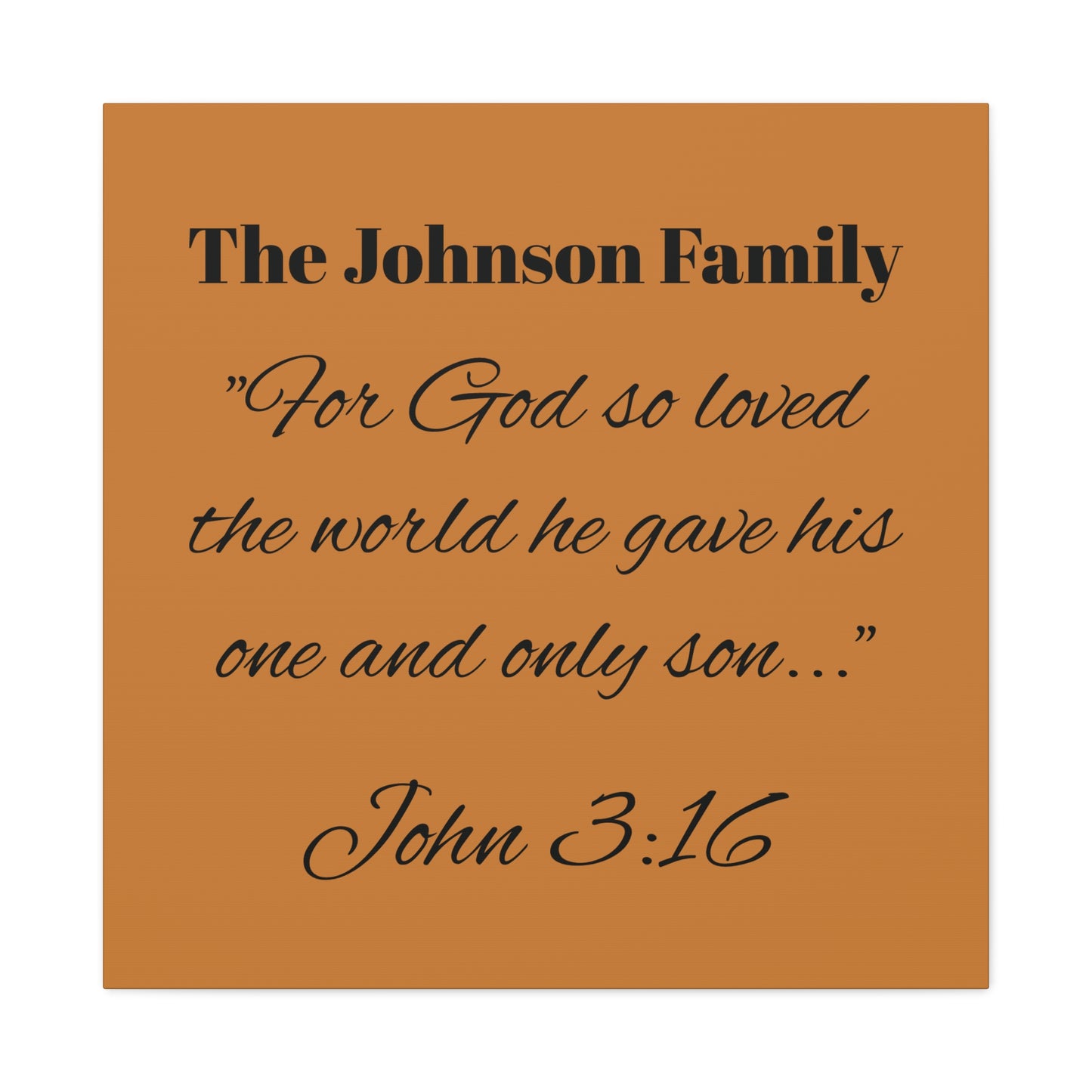 Personalized Bible Verse Wall Art, Canvas, Family Name, Family Bible Art
