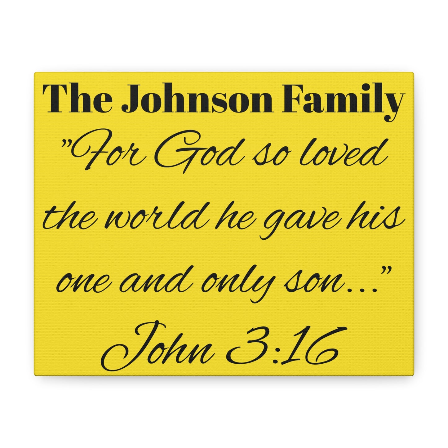 Personalized Bible Verse Wall Art, Canvas, Family Name, Family Bible Art