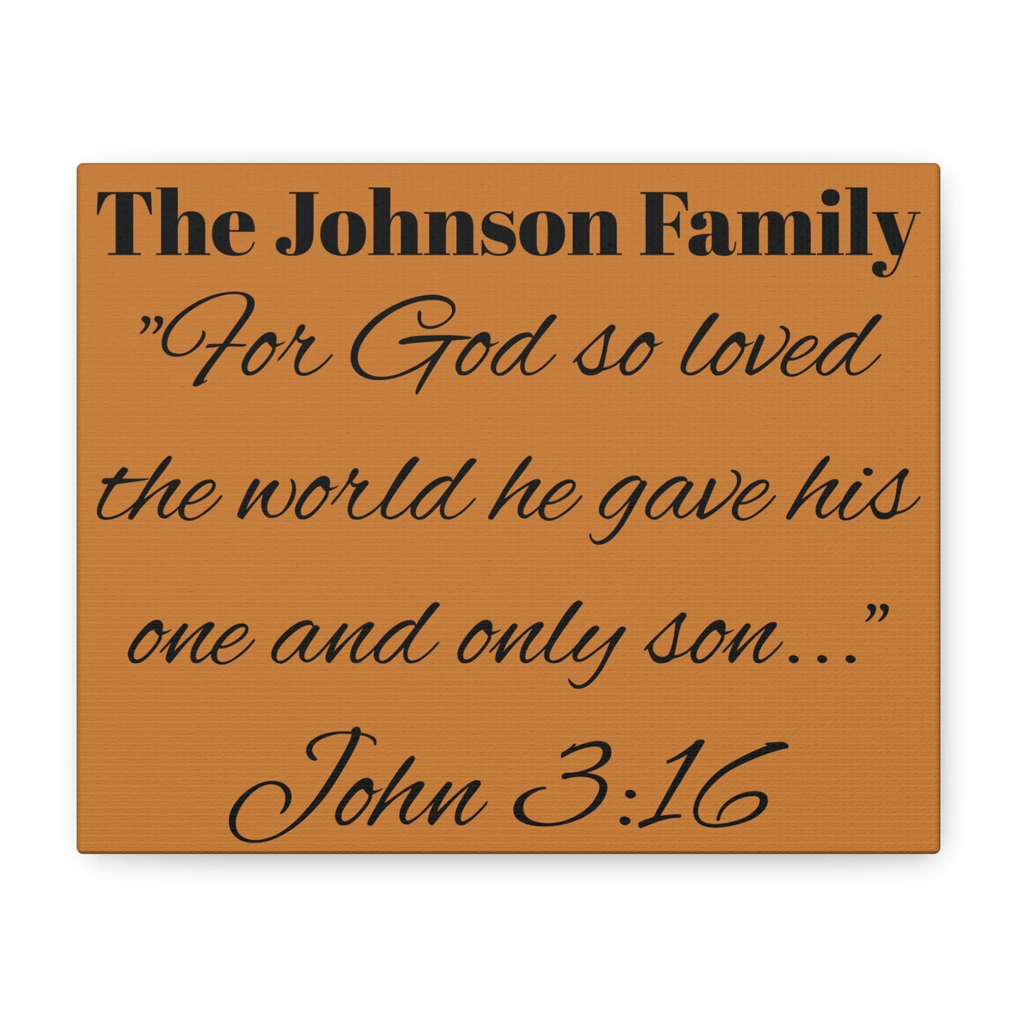 Personalized Bible Verse Wall Art, Canvas, Family Name, Family Bible Art