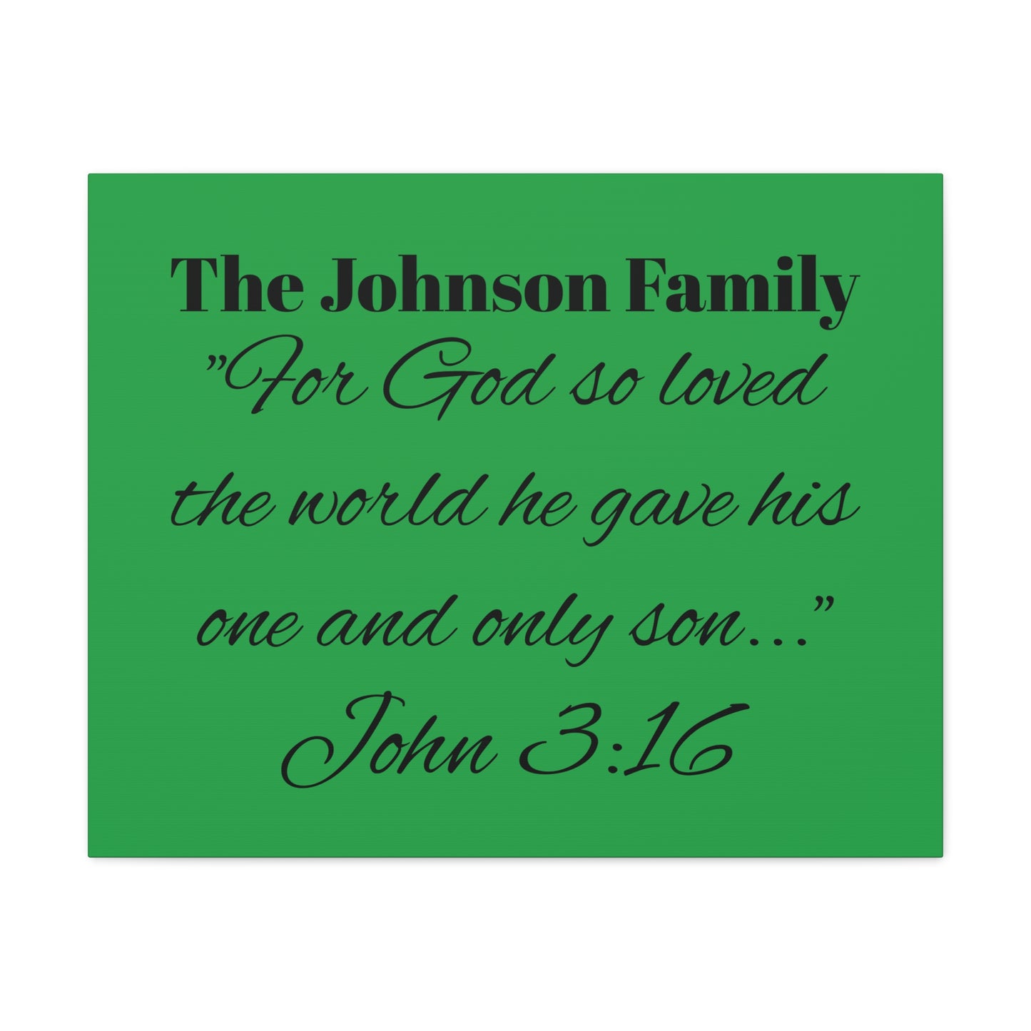 Personalized Bible Verse Wall Art, Canvas, Family Name, Family Bible Art