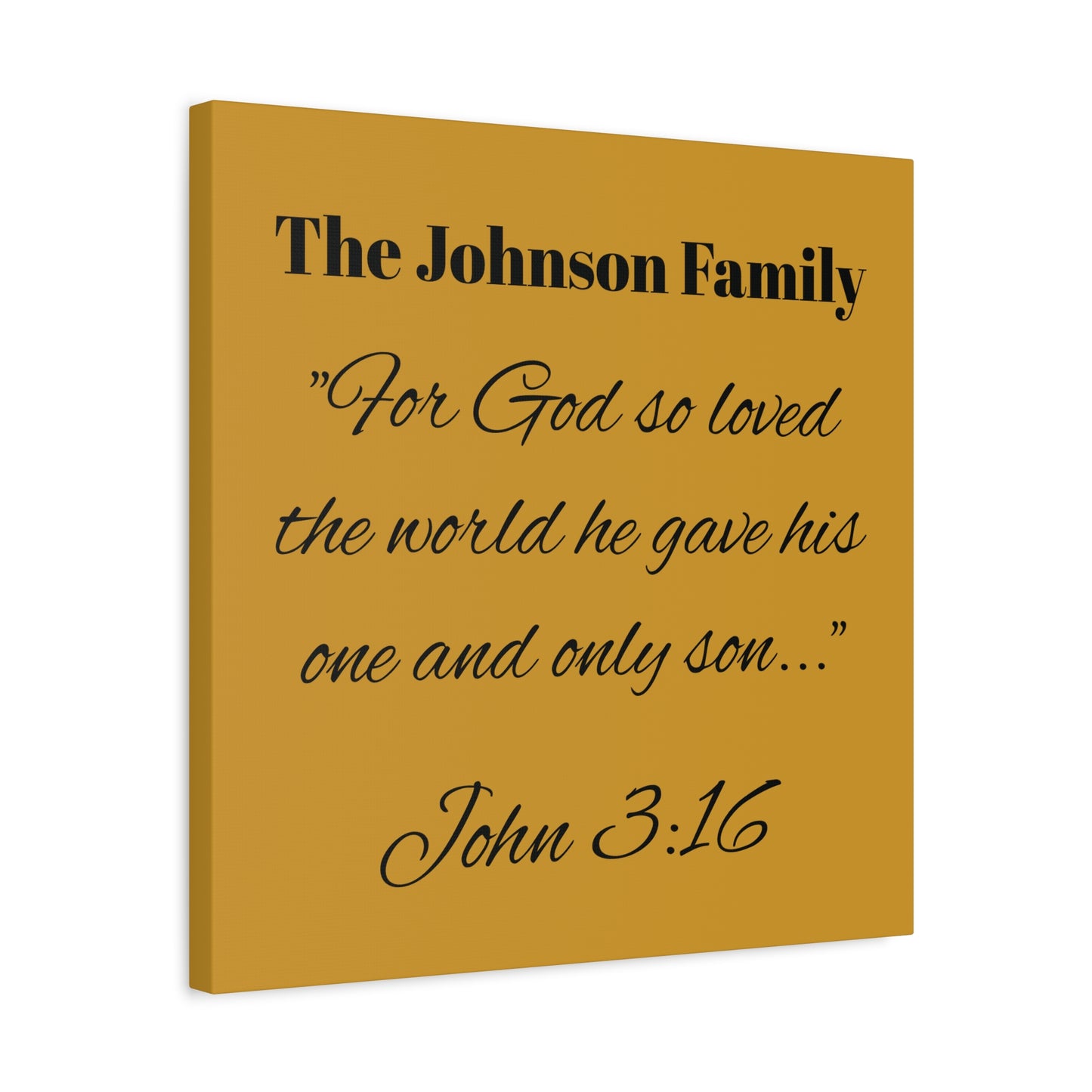 Personalized Bible Verse Wall Art, Canvas, Family Name, Family Bible Art
