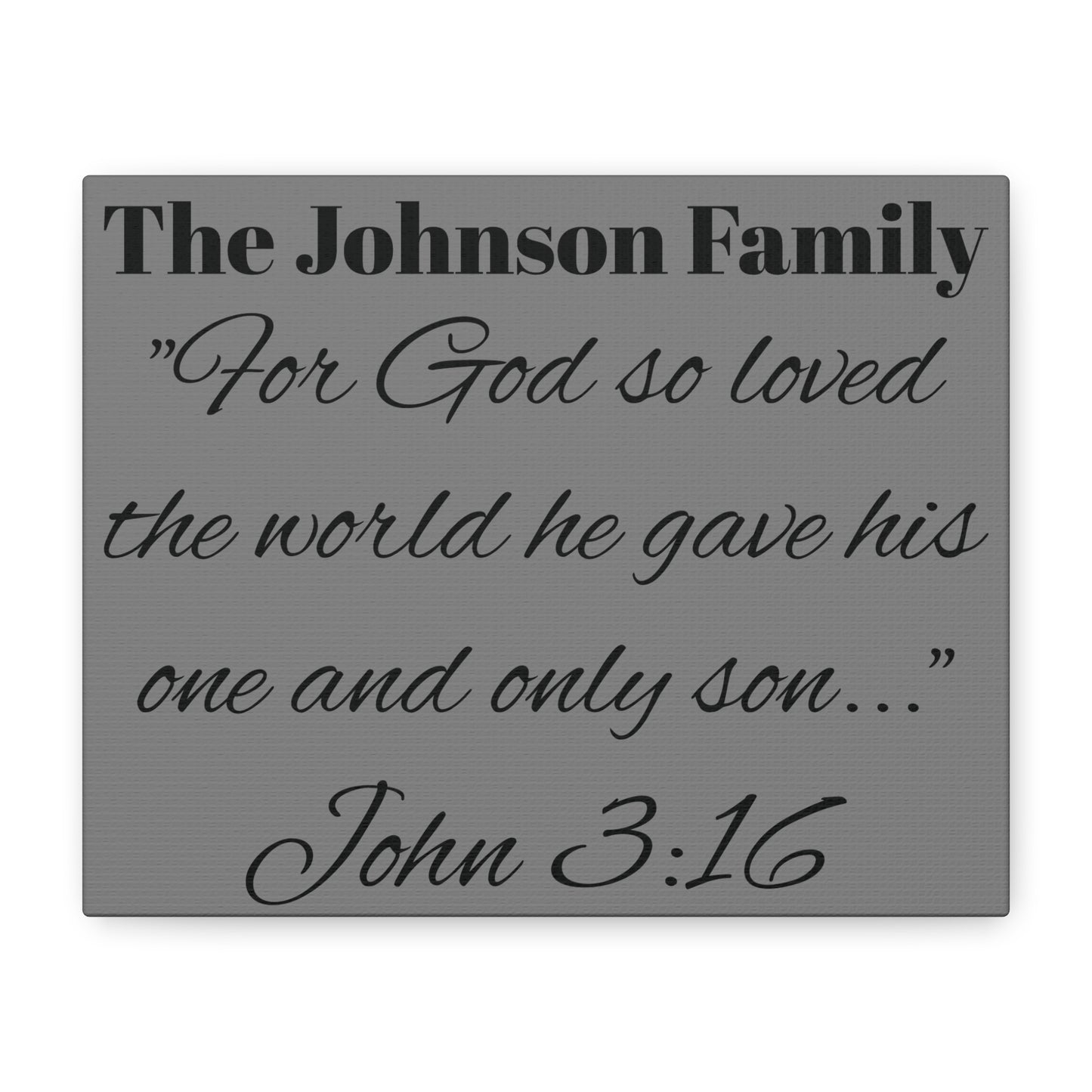 Personalized Bible Verse Wall Art, Canvas, Family Name, Family Bible Art