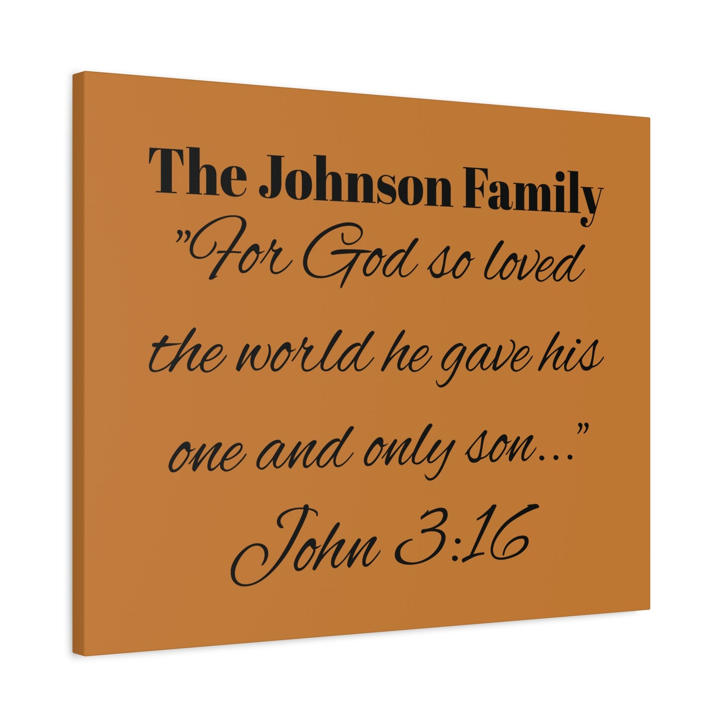 Personalized Bible Verse Wall Art, Canvas, Family Name, Family Bible Art