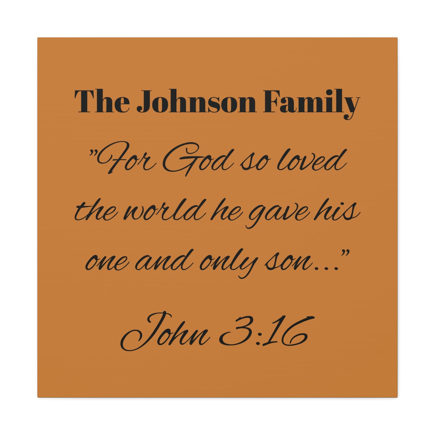 Personalized Bible Verse Wall Art, Canvas, Family Name, Family Bible Art