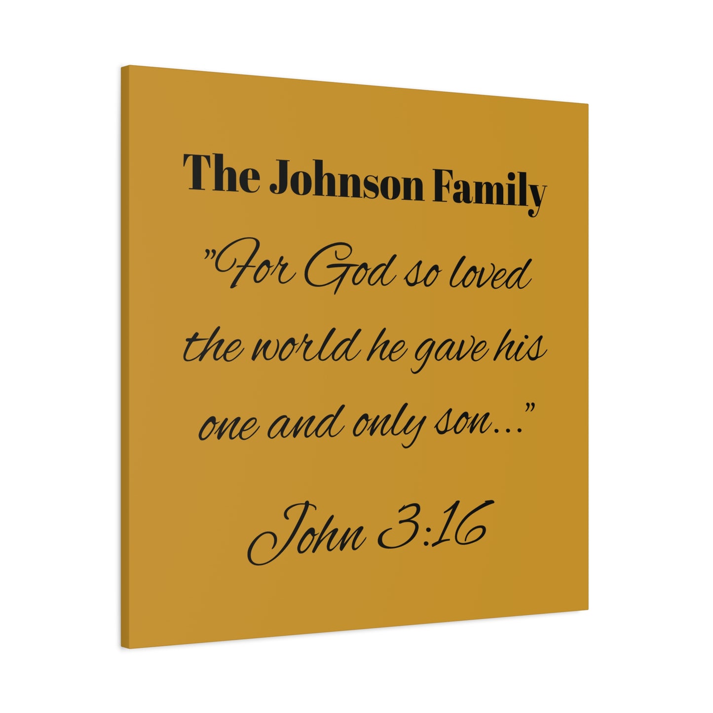 Personalized Bible Verse Wall Art, Canvas, Family Name, Family Bible Art