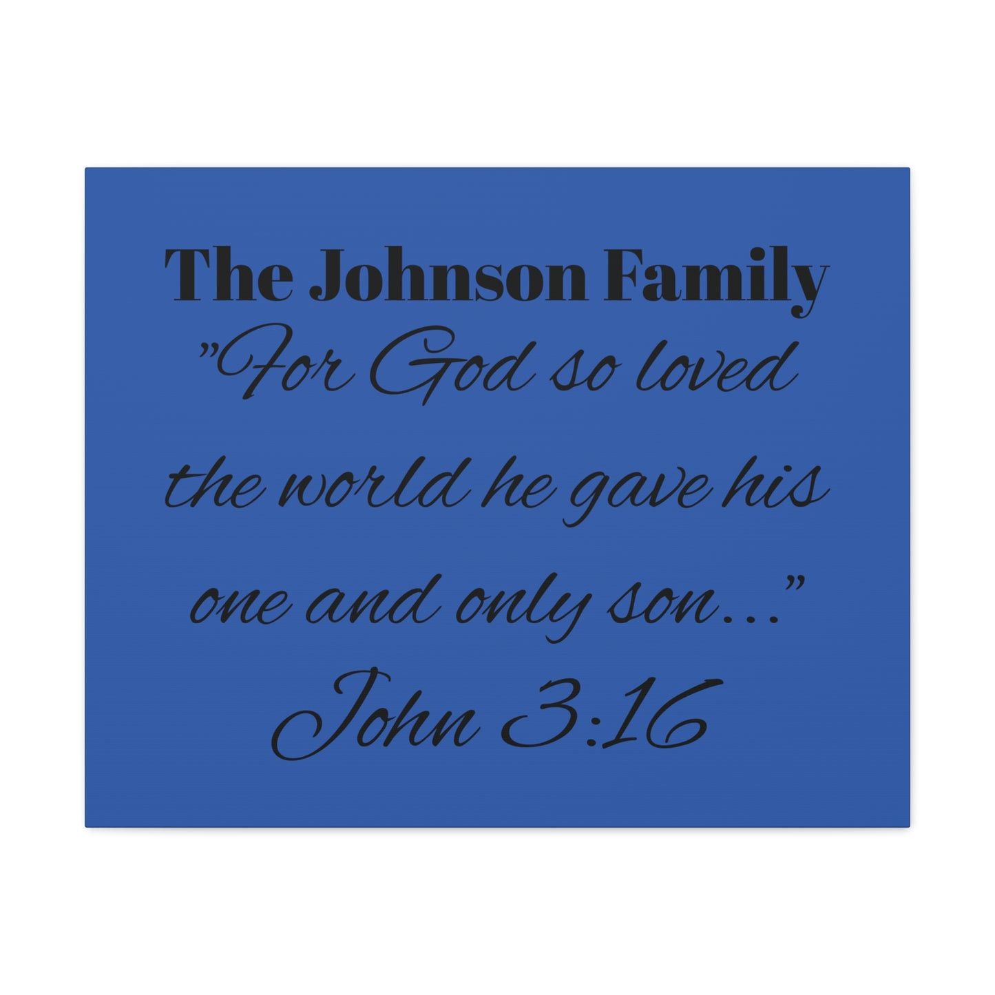 Personalized Bible Verse Wall Art, Canvas, Family Name, Family Bible Art