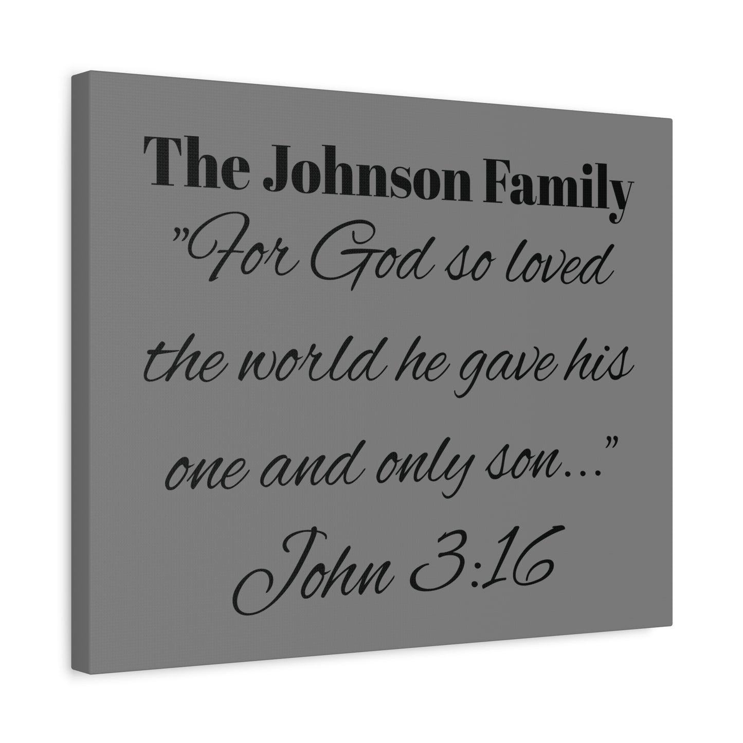 Personalized Bible Verse Wall Art, Canvas, Family Name, Family Bible Art