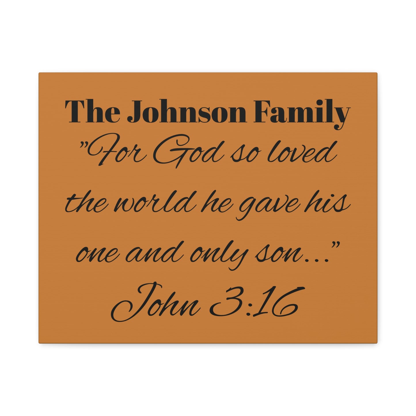 Personalized Bible Verse Wall Art, Canvas, Family Name, Family Bible Art