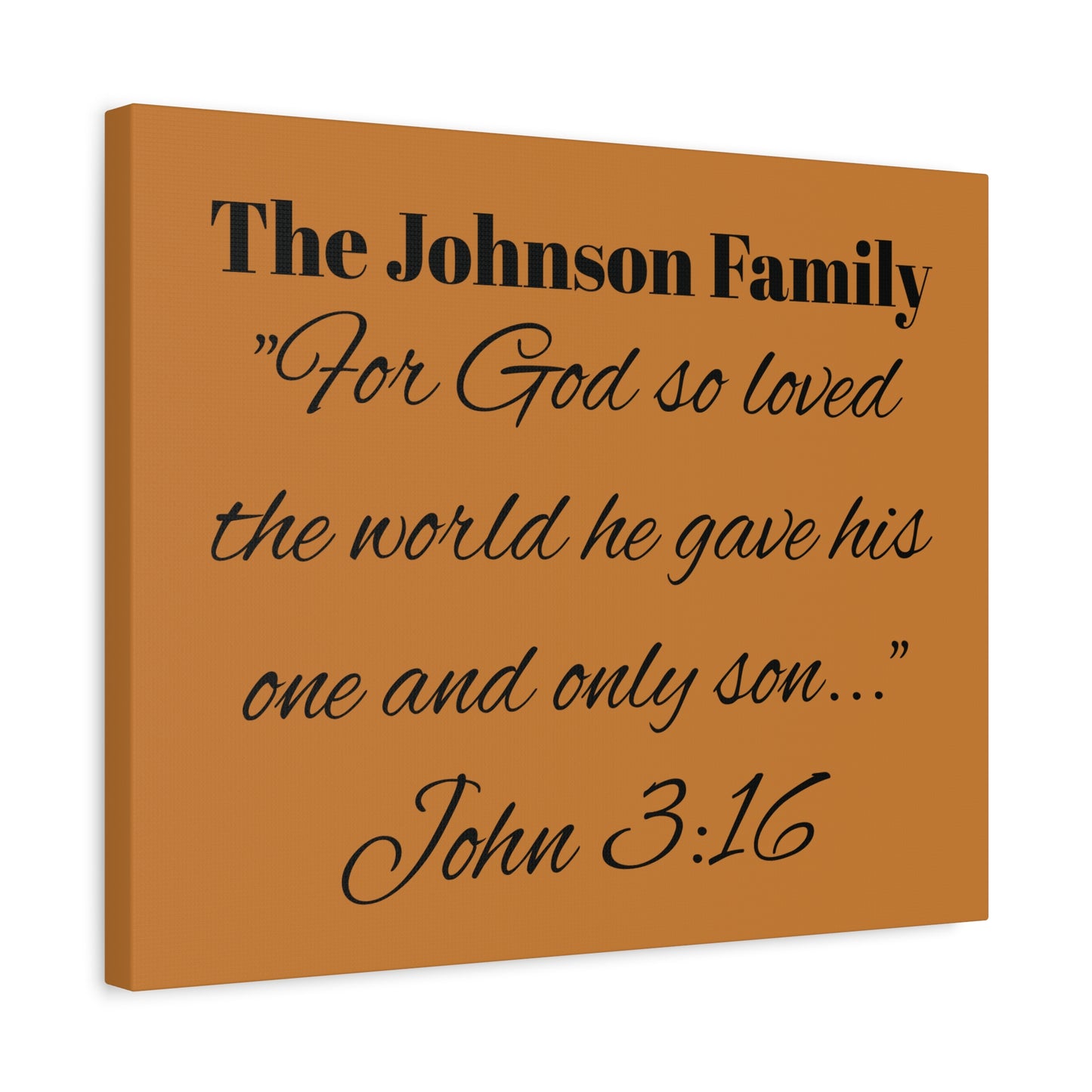 Personalized Bible Verse Wall Art, Canvas, Family Name, Family Bible Art