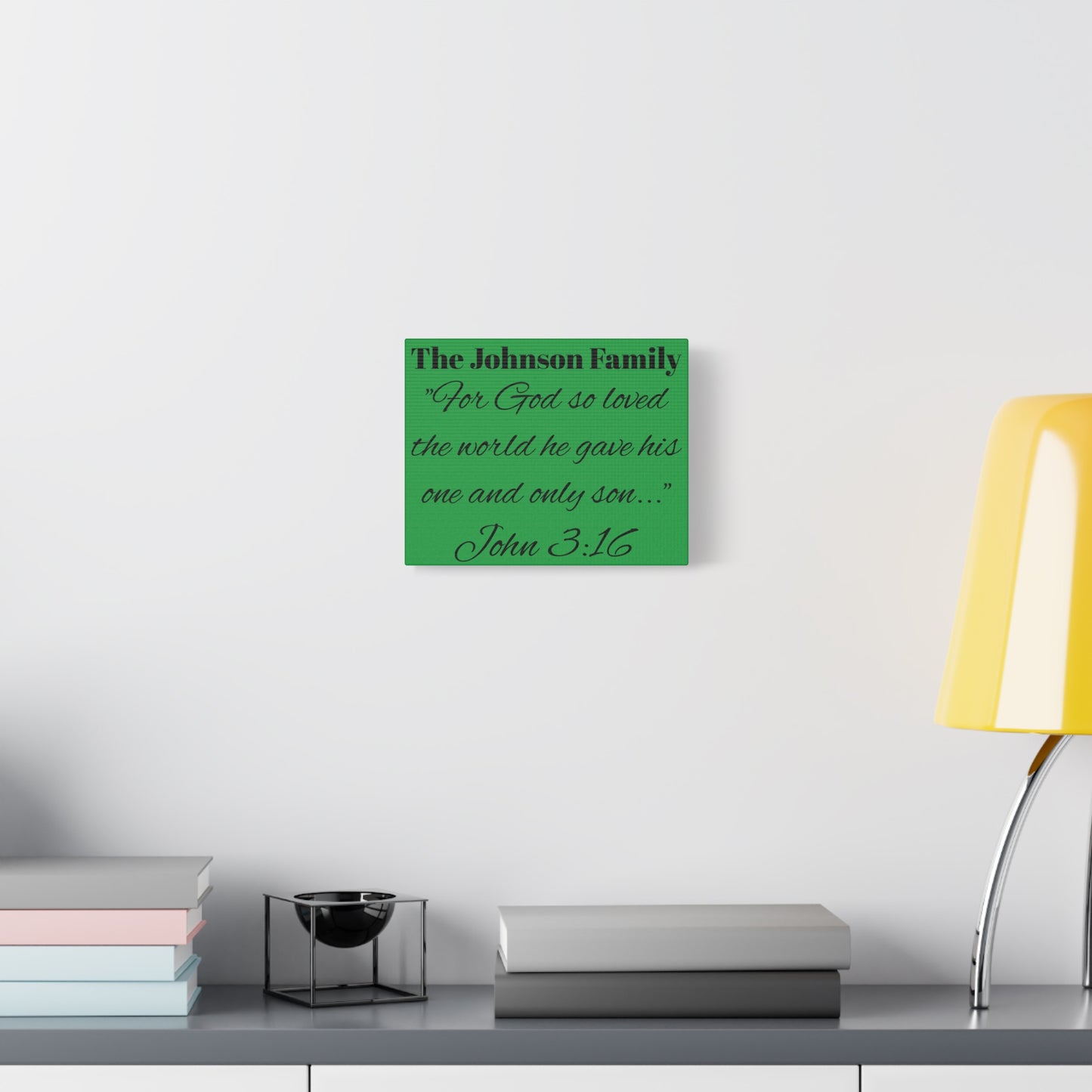 Personalized Bible Verse Wall Art, Canvas, Family Name, Family Bible Art