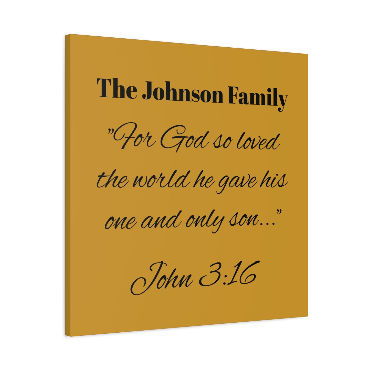 Personalized Bible Verse Wall Art, Canvas, Family Name, Family Bible Art
