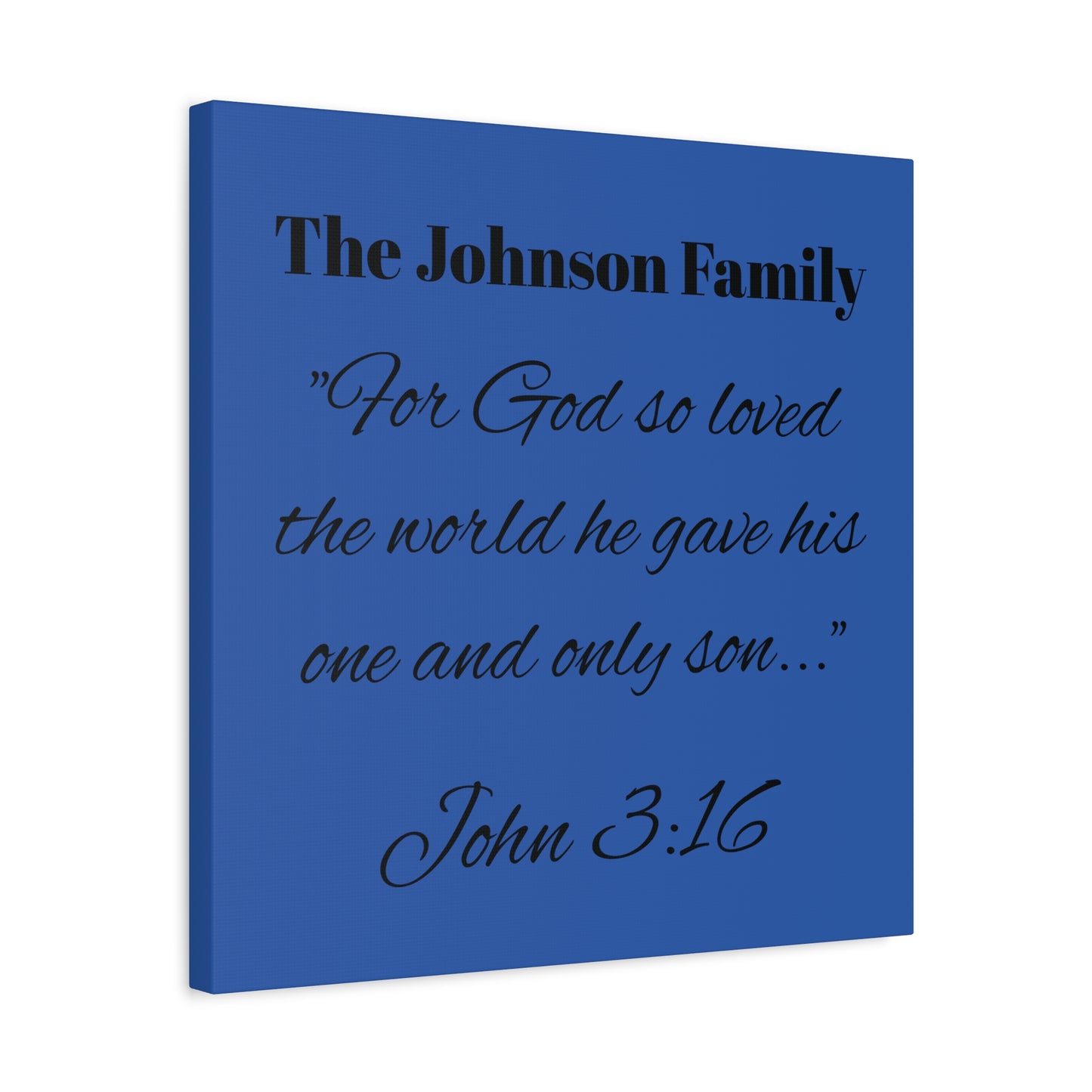 Personalized Bible Verse Wall Art, Canvas, Family Name, Family Bible Art