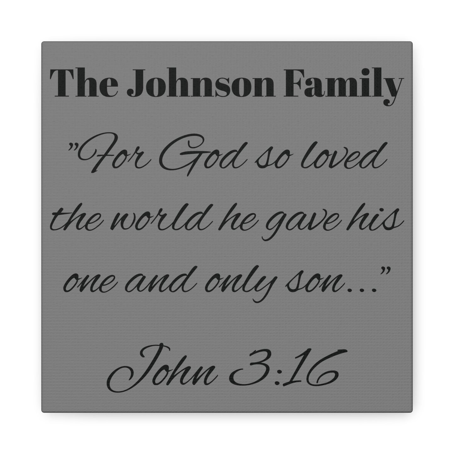 Personalized Bible Verse Wall Art, Canvas, Family Name, Family Bible Art