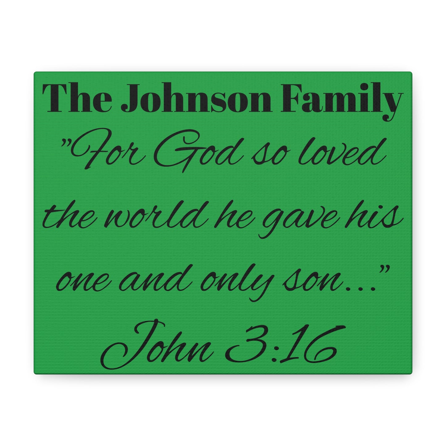 Personalized Bible Verse Wall Art, Canvas, Family Name, Family Bible Art
