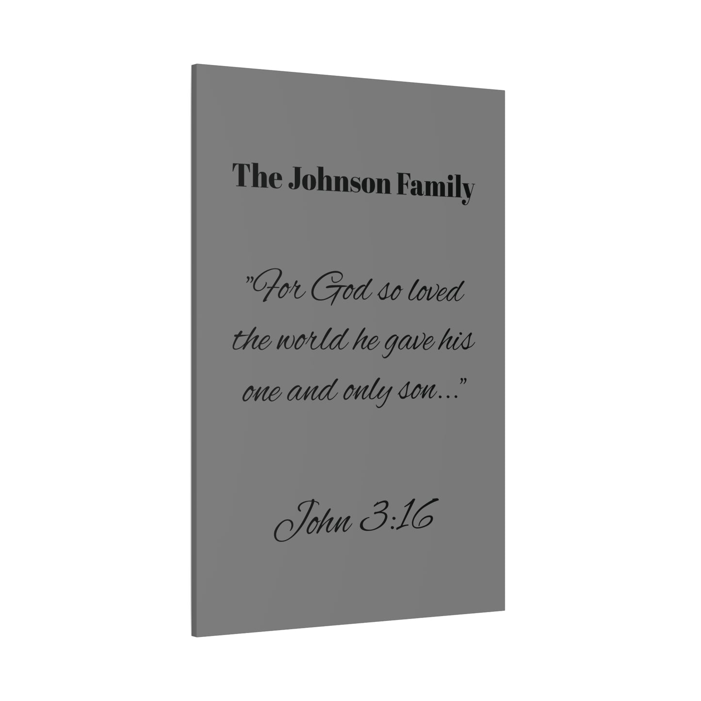 Personalized Bible Verse Wall Art, Canvas, Family Name, Family Bible Art