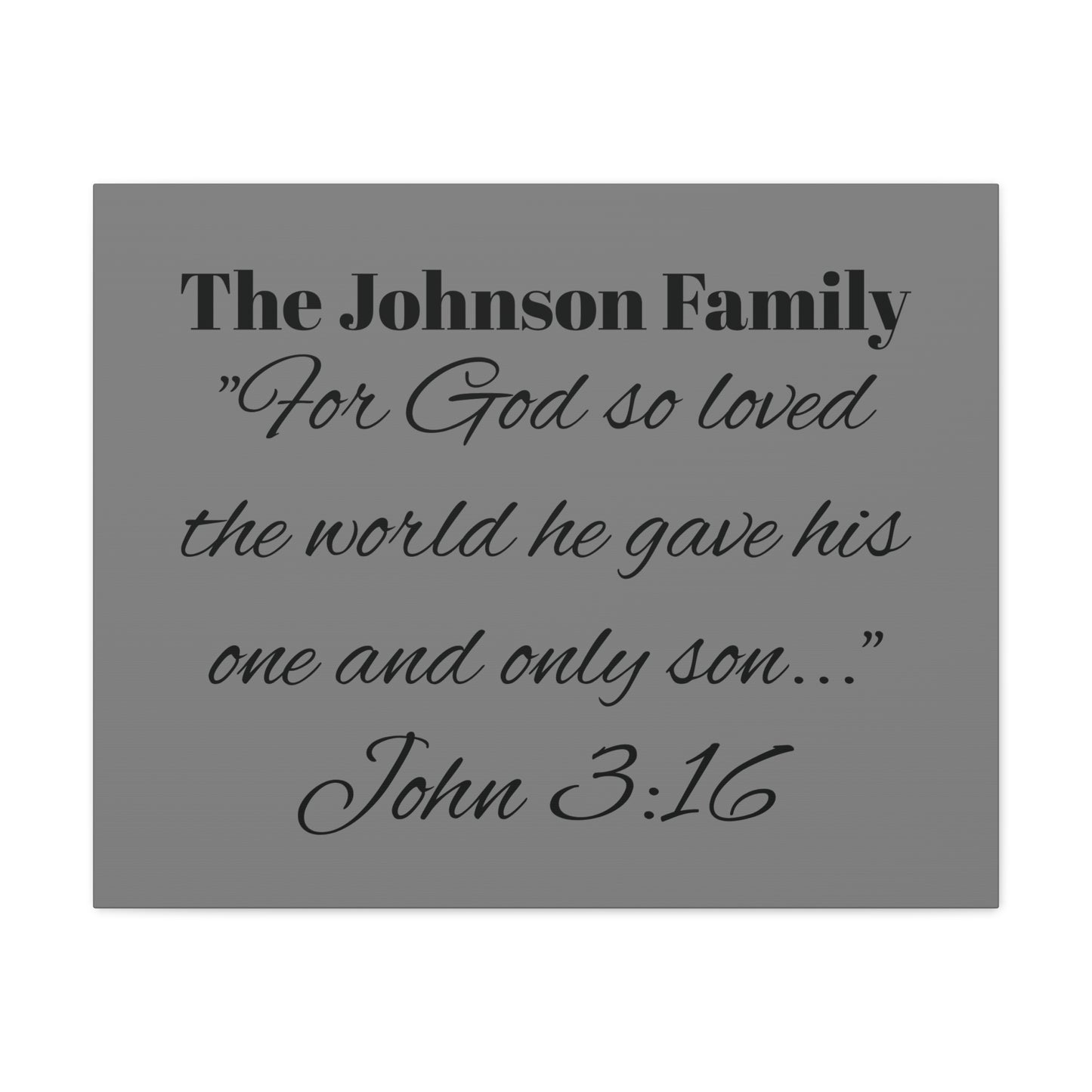 Personalized Bible Verse Wall Art, Canvas, Family Name, Family Bible Art