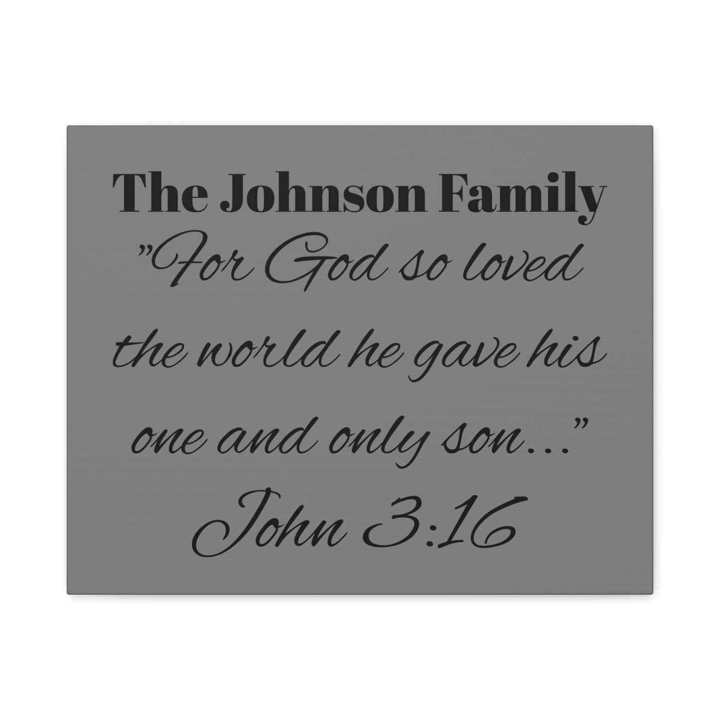 Personalized Bible Verse Wall Art, Canvas, Family Name, Family Bible Art