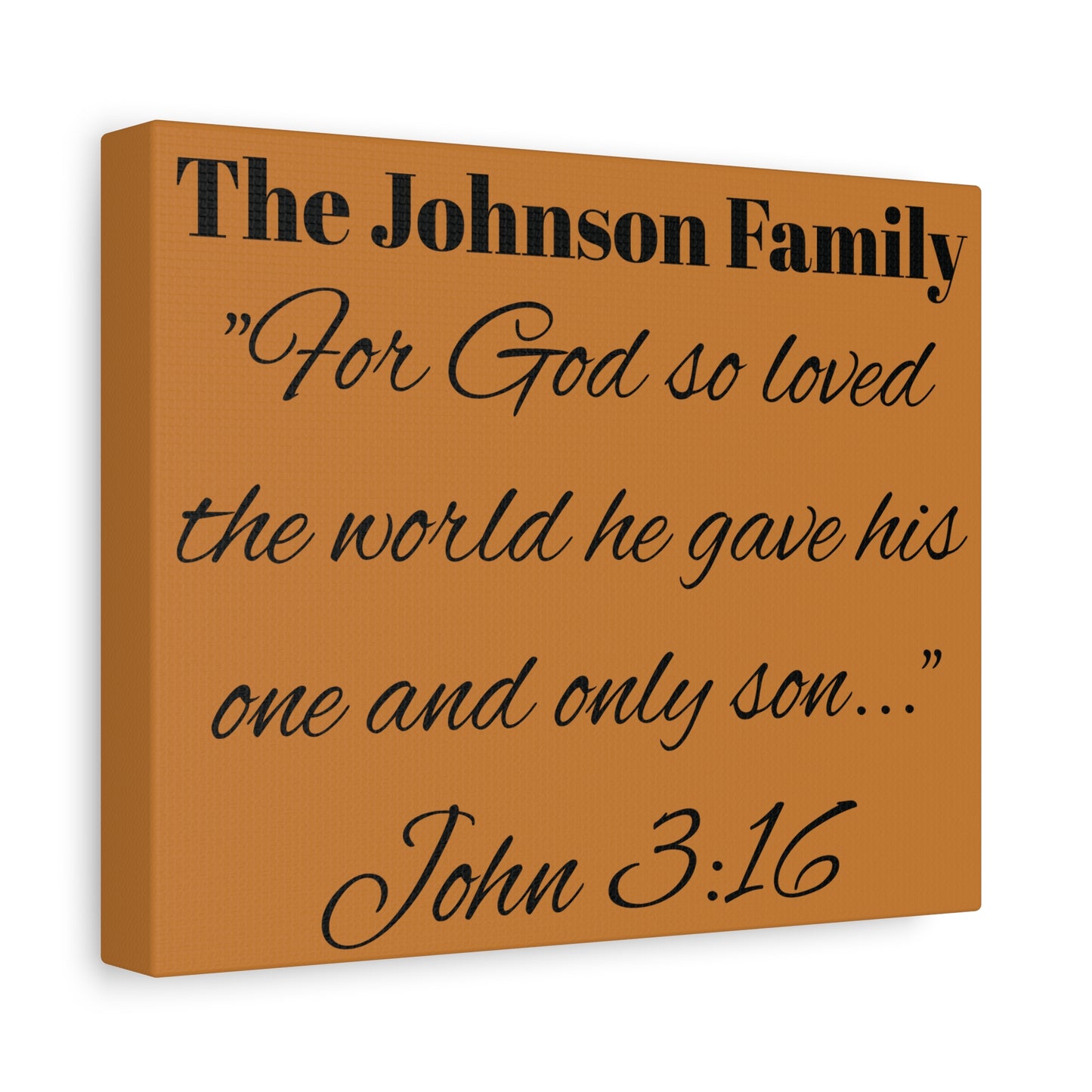 Personalized Bible Verse Wall Art, Canvas, Family Name, Family Bible Art