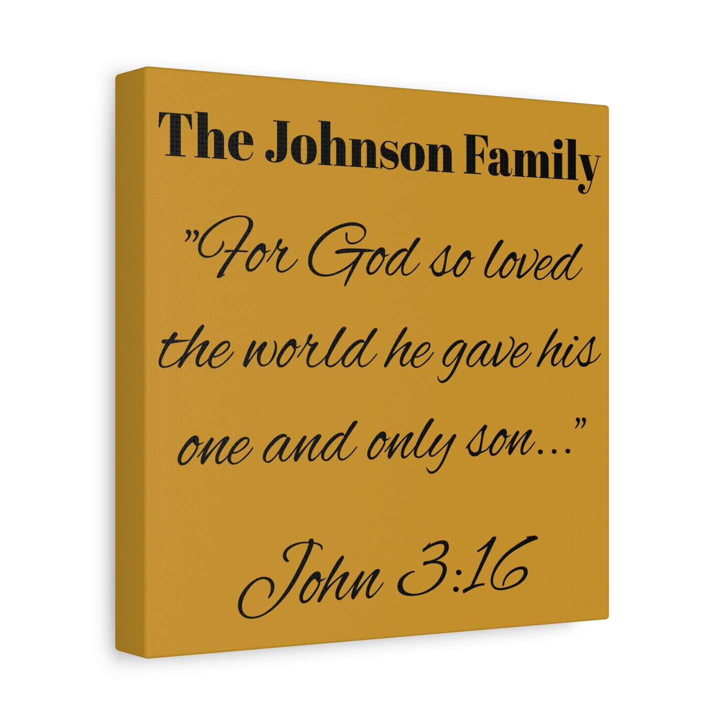 Personalized Bible Verse Wall Art, Canvas, Family Name, Family Bible Art