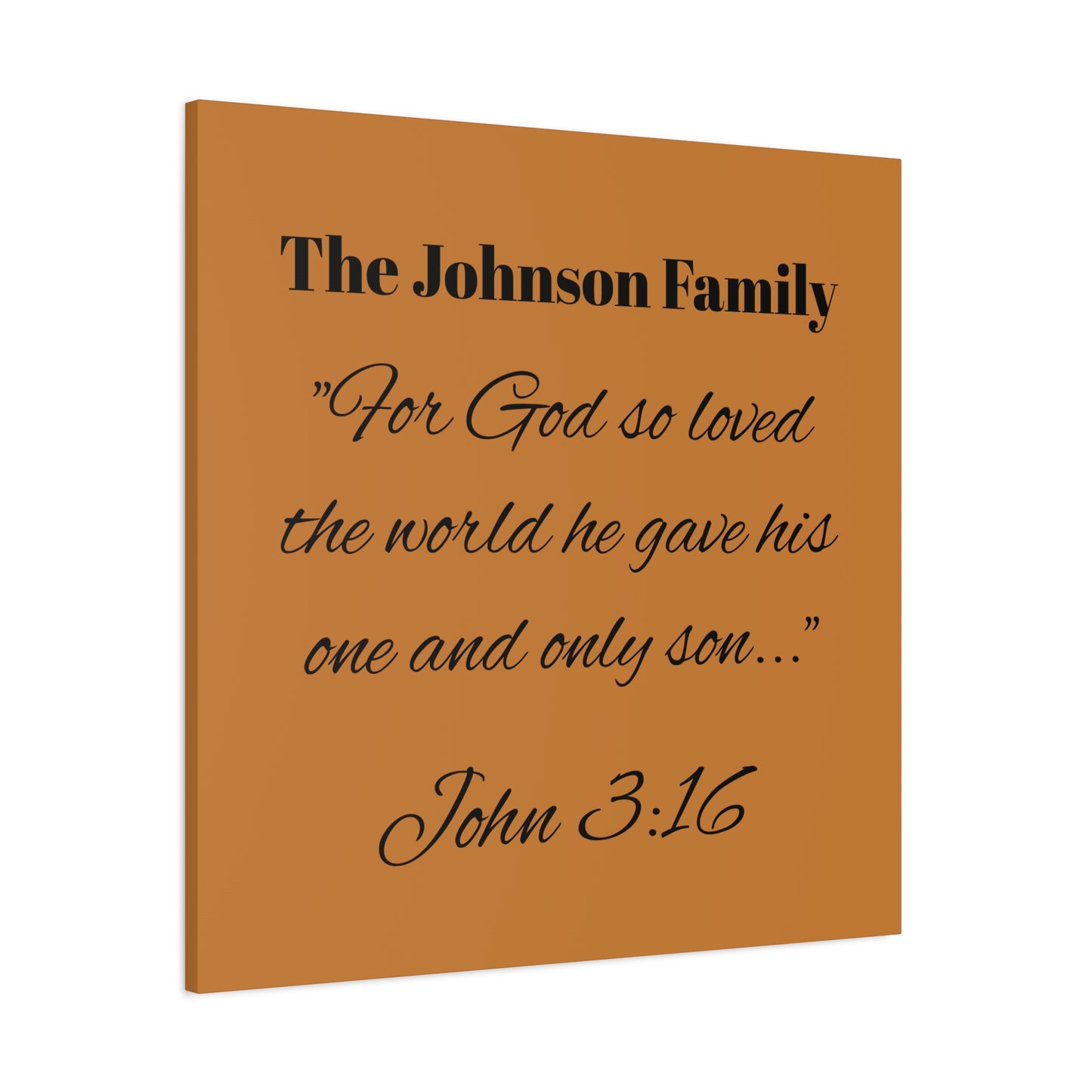 Personalized Bible Verse Wall Art, Canvas, Family Name, Family Bible Art