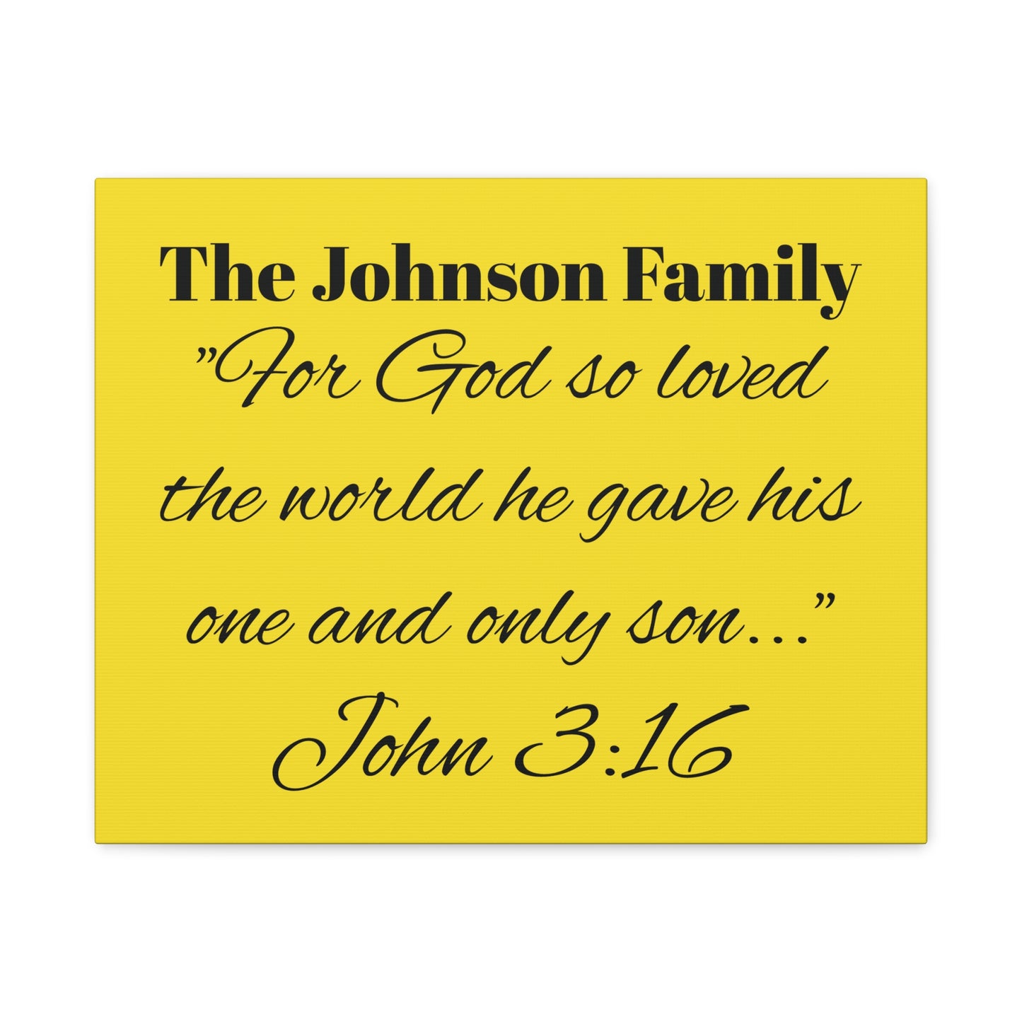 Personalized Bible Verse Wall Art, Canvas, Family Name, Family Bible Art