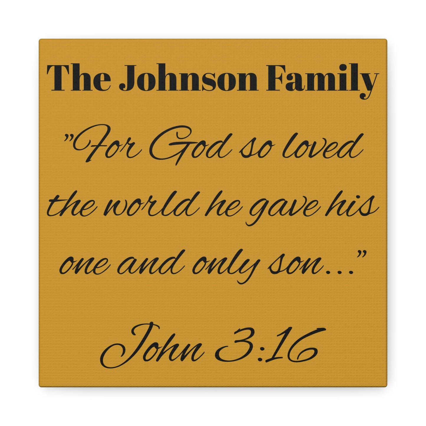 Personalized Bible Verse Wall Art, Canvas, Family Name, Family Bible Art