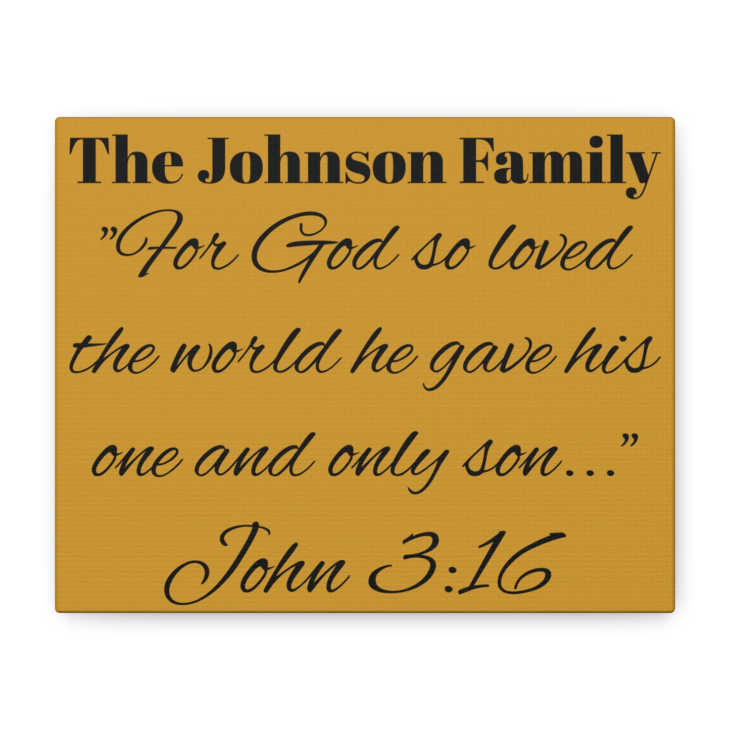 Personalized Bible Verse Wall Art, Canvas, Family Name, Family Bible Art