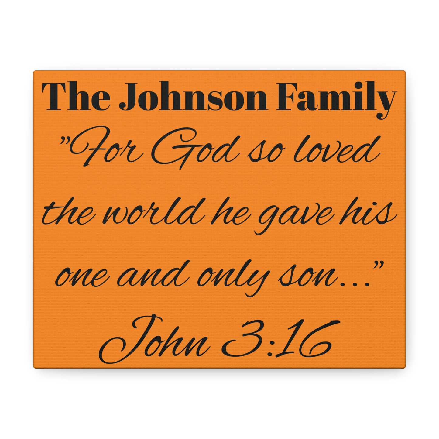 Personalized Bible Verse Wall Art, Canvas, Family Name, Family Bible Art