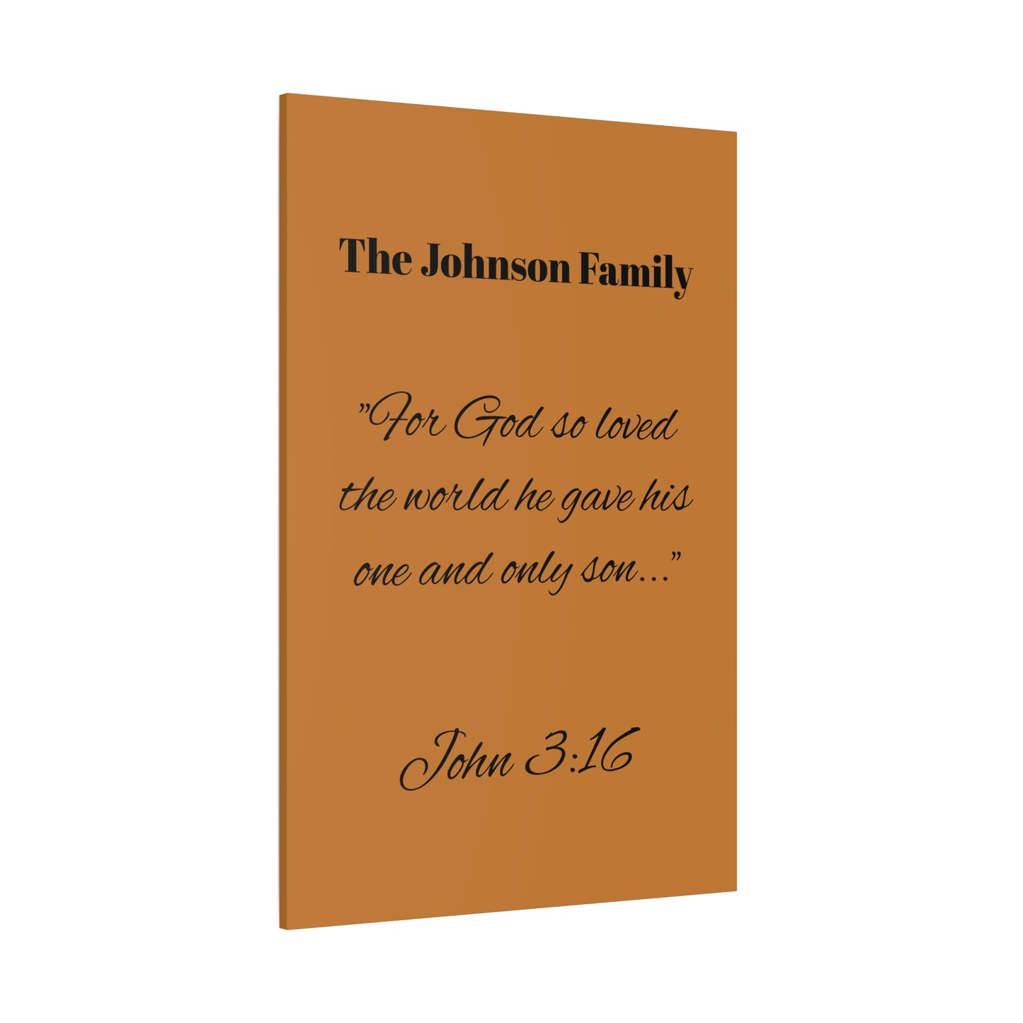 Personalized Bible Verse Wall Art, Canvas, Family Name, Family Bible Art