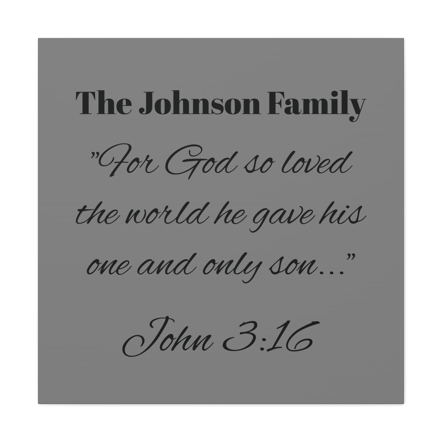 Personalized Bible Verse Wall Art, Canvas, Family Name, Family Bible Art