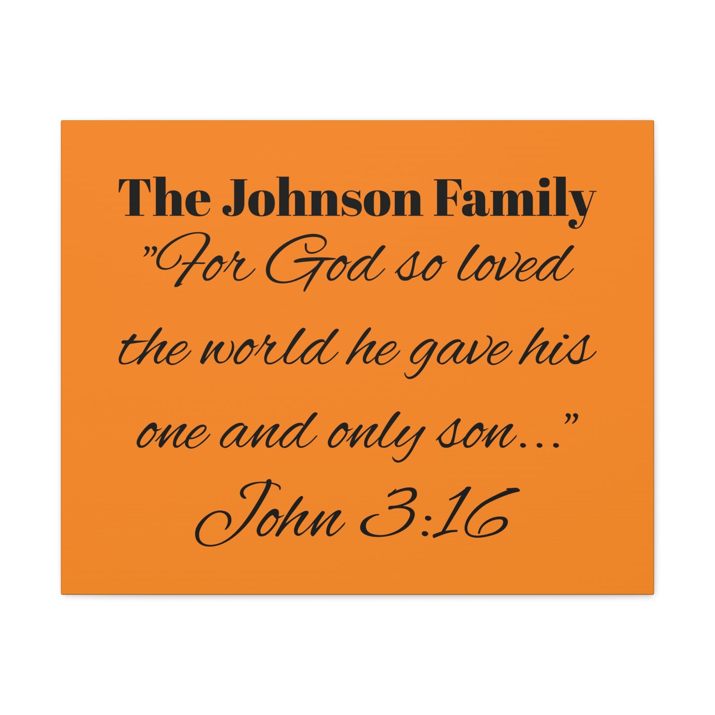 Personalized Bible Verse Wall Art, Canvas, Family Name, Family Bible Art